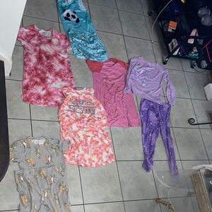 Girls pajama set bundle  10/12